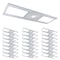 Luxrite New Construction Rough-In Bracket Mounting Plate 2-3-3.75-4-5-6 Inch Galvanized Steel, 24PK LR41006-24PK - alternate 1